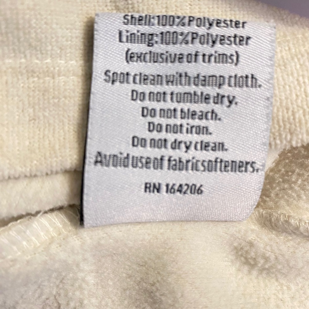 Dudley Stephens Cobble Hill‎ Turtleneck Cream Fleece Size Small - Picture 6 of 6